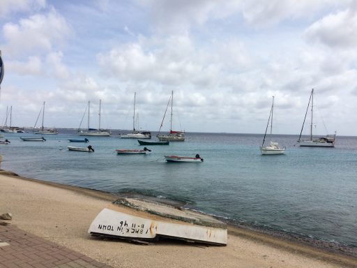 Boats in Caribbean