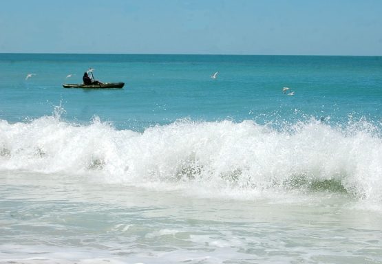 Kayaker in Ocean